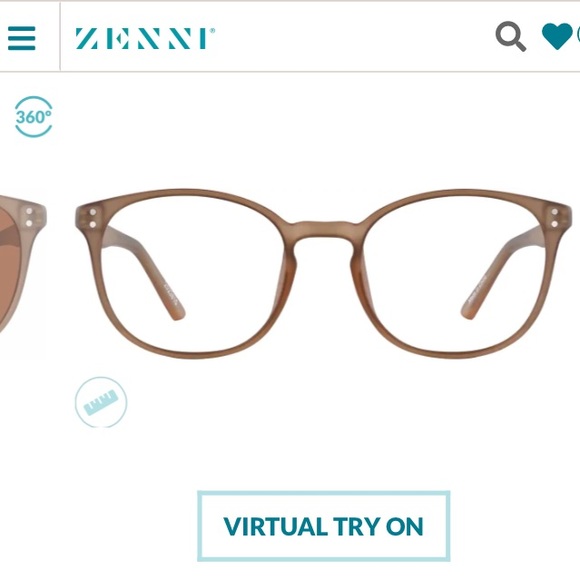 ZENNI Bundle of 2 Honey Amber Translucent Light Brown Oval Acetate Glasses - Picture 2 of 12